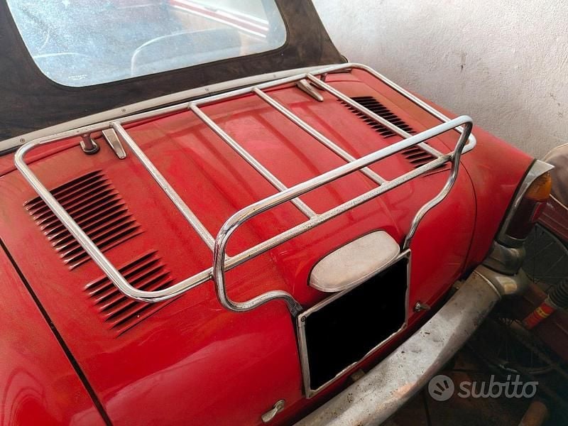 Usata Autobianchi Bianchina 1960 Rosso Utilitaria