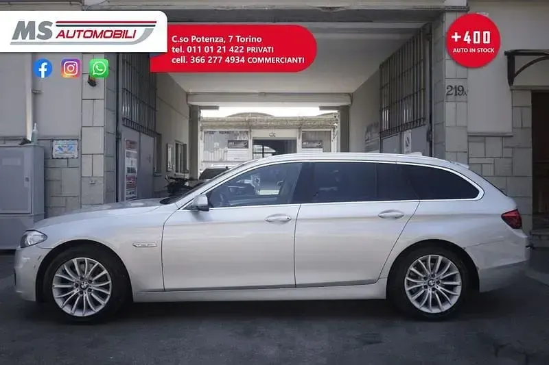 Usata BMW 525 Luxury Line 218 CV (160 kW) 2015 Argento Station wagon
