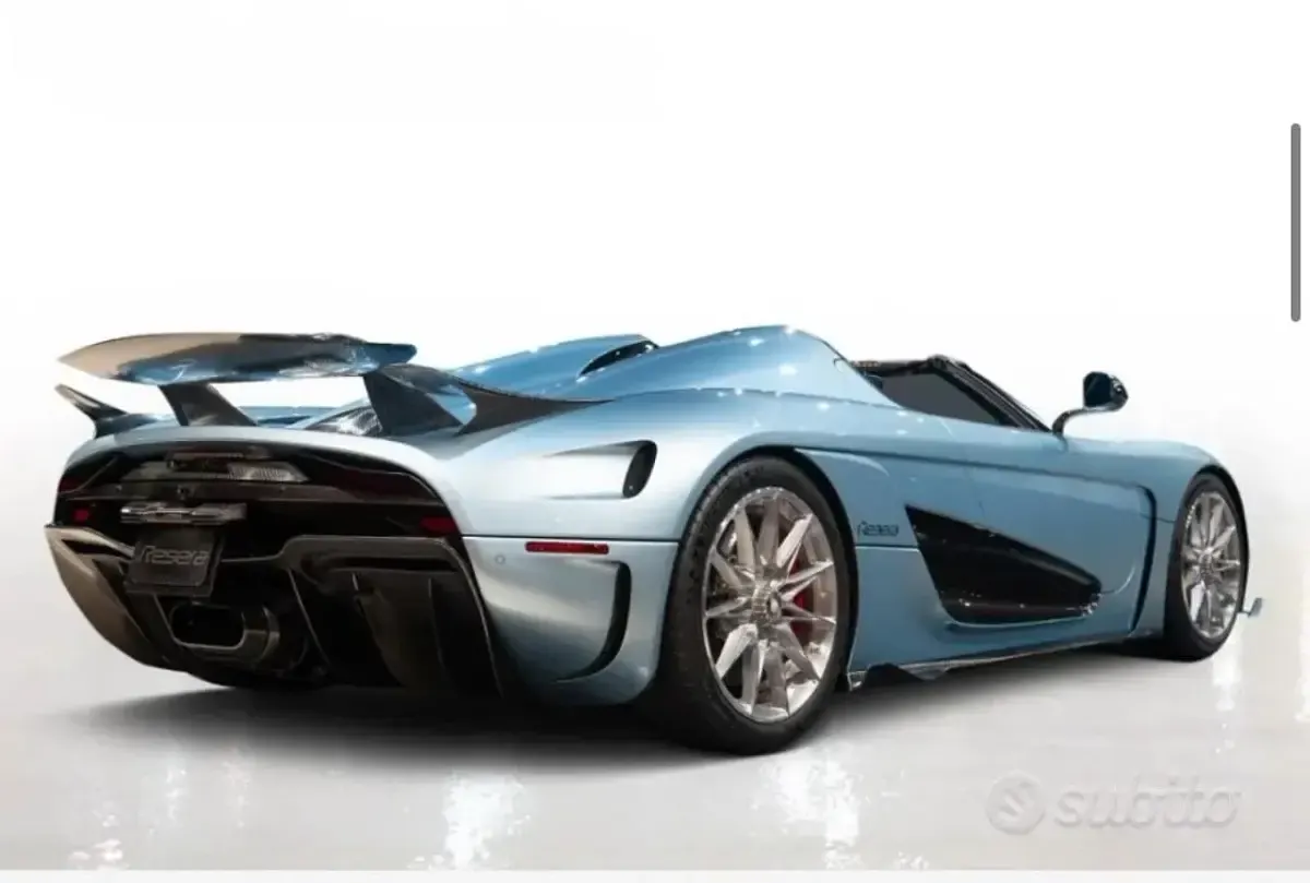 Usata Koenigsegg Regera 2021 Azzurro Cabrio