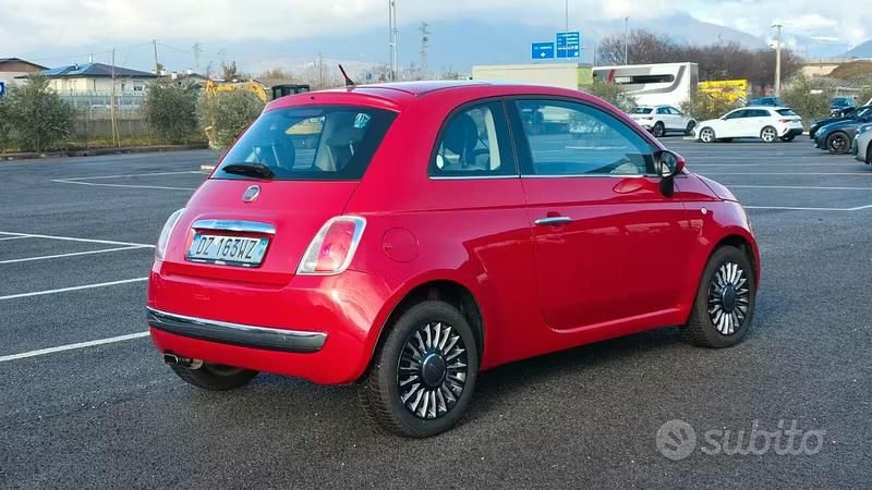 Usata Fiat 500 Pop 69 CV (50 kW) 2010 Rosso Utilitaria
