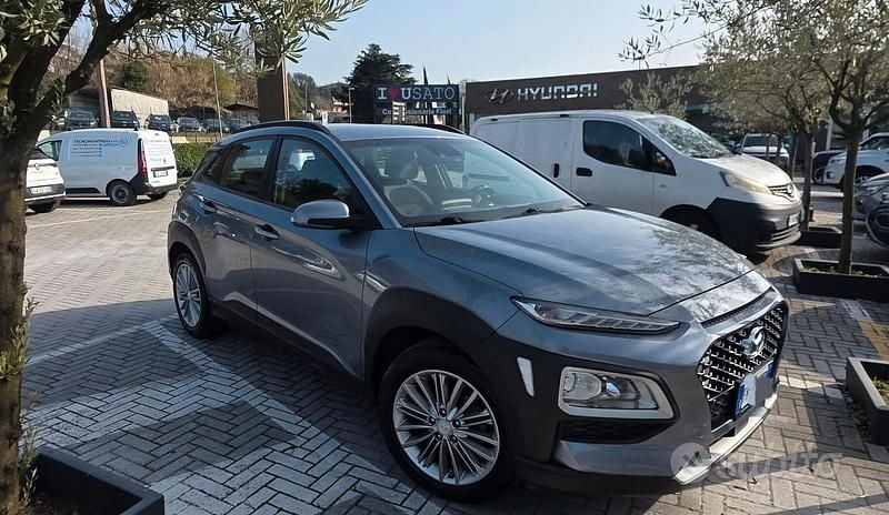 Usata Hyundai Kona Turbo 120 CV (88 kW) 2018 Grigio SUV