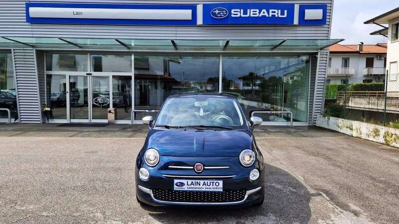 Usata Fiat 500 Lounge 69 CV (50 kW) 2019 Blu/azzurro Utilitaria