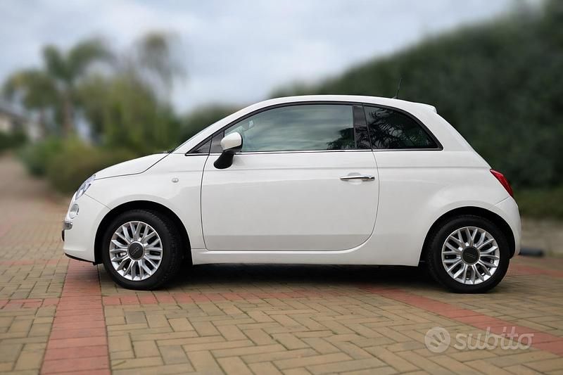 Usata Fiat 500 Lounge 69 CV (50 kW) 2015 Bianco Utilitaria