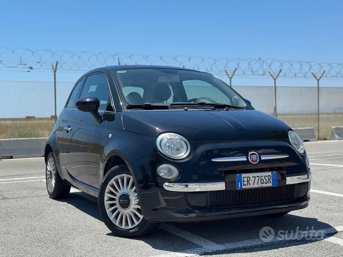 Usata Fiat 500 Lounge 69 CV (50 kW) 2013 Nero Berlina