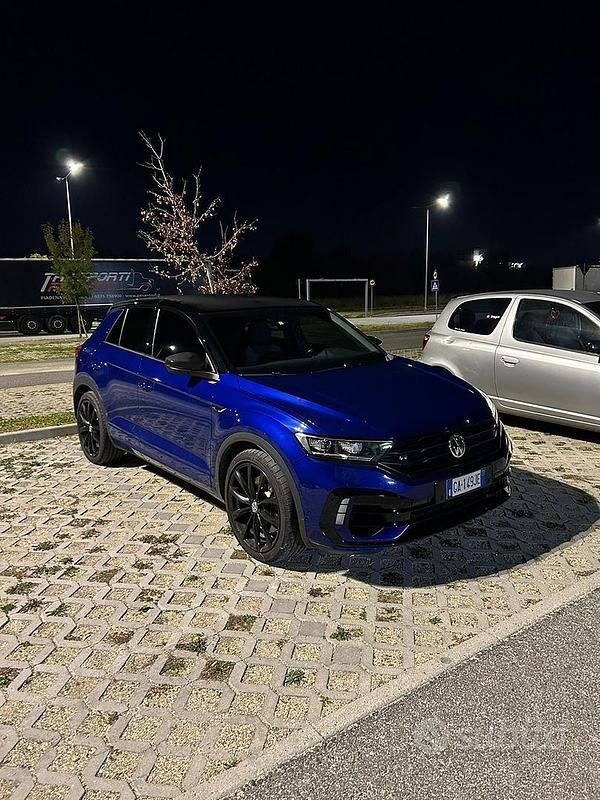 Usata VW T-Roc R 300 CV (220 kW) 2020 Blu SUV