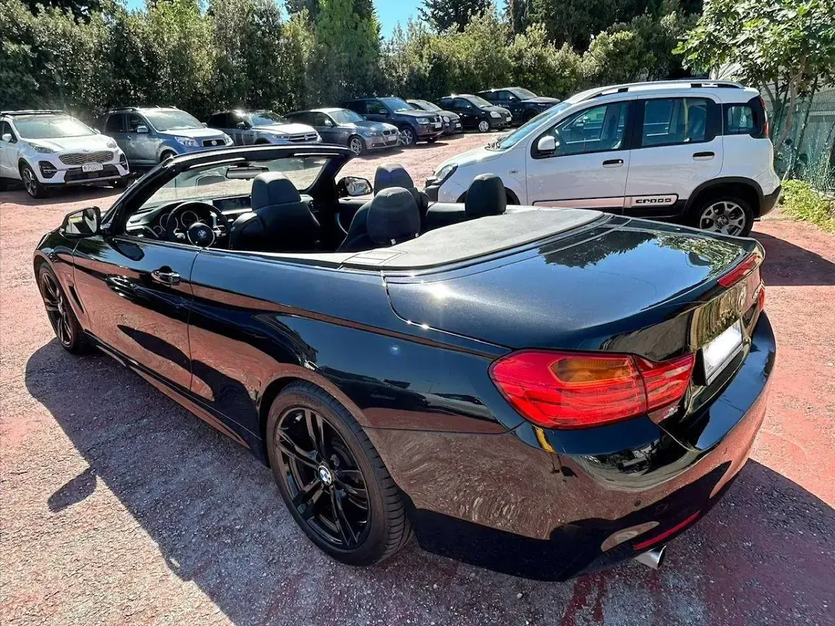 Usata BMW 420 M Sport 184 CV (135 kW) 2014 Nero Cabrio