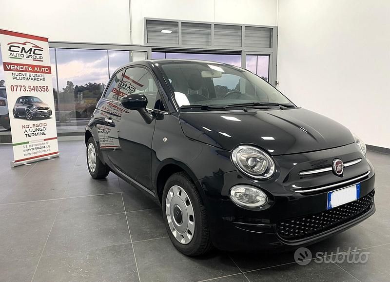 Nero Usata 2018 Fiat 500 Lounge Tre volumi | 10.800 € (Buon prezzo) - Immagine 1/4