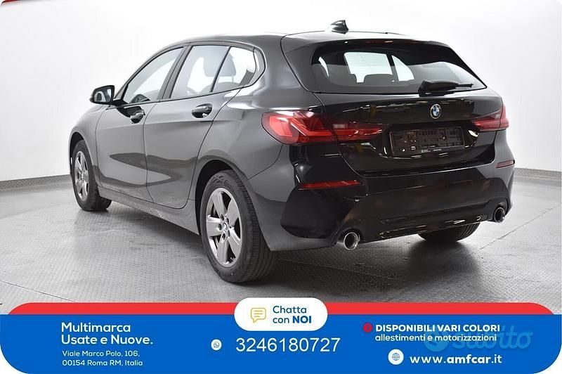Usata BMW 118 Advantage 150 CV (110 kW) 2022 Nero Utilitaria