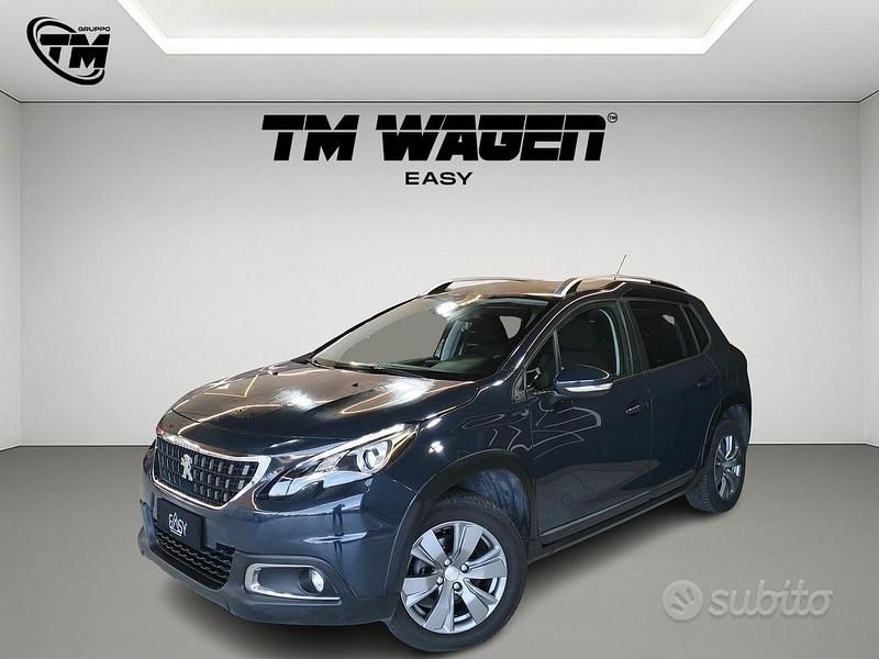 Usata Peugeot 2008 Active 83 CV (61 kW) 2019 Blu/azzurro SUV