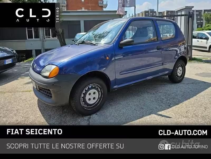 Usata Fiat Seicento Young 54 CV (39 kW) 2000 Blu Utilitaria