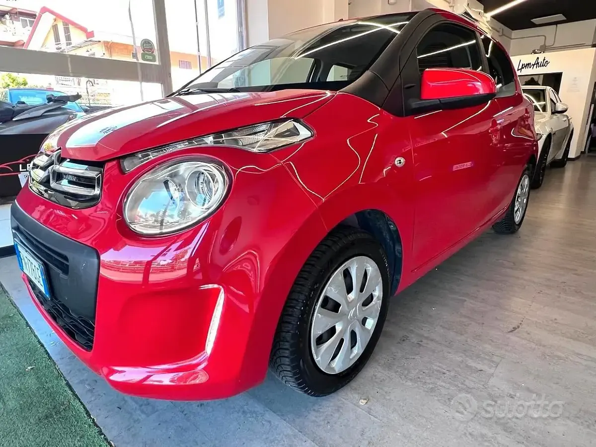 Usata Citroën C1 69 CV (50 kW) 2018 Rosso Utilitaria