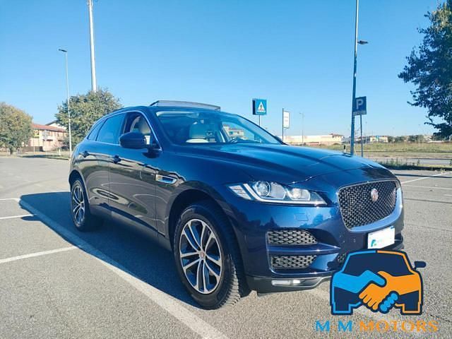 Usata Jaguar F-Pace Portfolio 240 CV (176 kW) 2019 Blu SUV