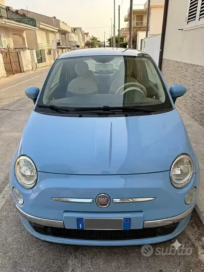 Usata Fiat 500 Pop 69 CV (50 kW) 2011 Bluazzurro Berlina