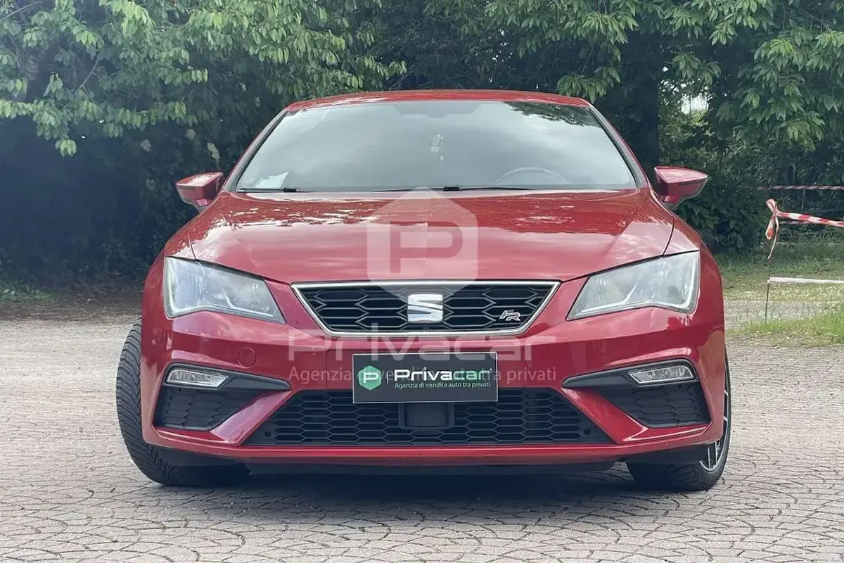Usata Seat Leon FR 131 CV (96 kW) 2019 Rosso Berlina