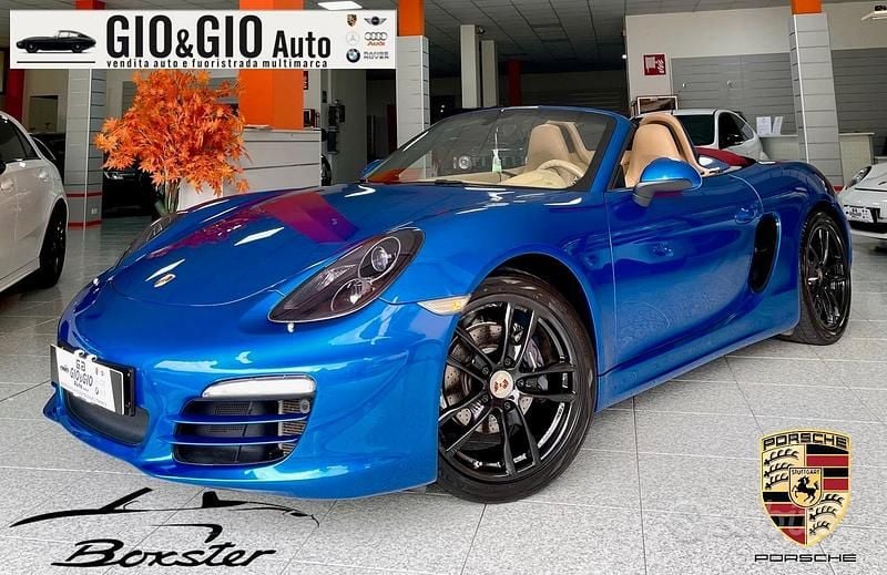 Usata Porsche Boxster 265 CV (194 kW) 2014 Blu Cabrio