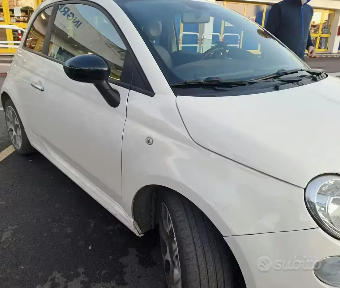 Usata Fiat 500 95 CV (69 kW) 2015 Bianco Berlina