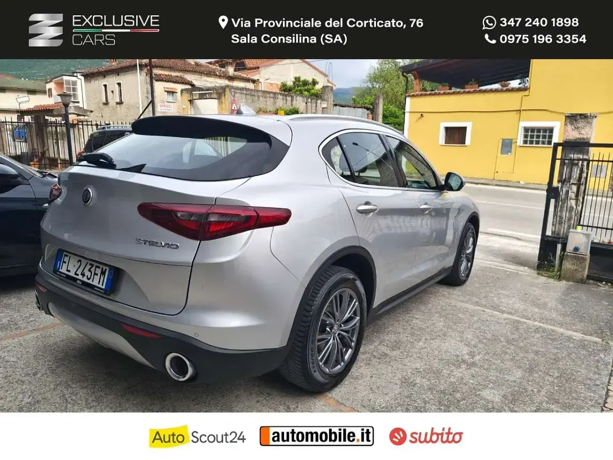 Usata Alfa Romeo Stelvio 179 CV (131 kW) 2018 Argento SUV