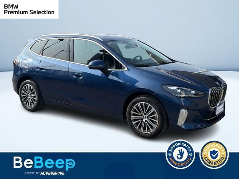 Usata BMW 218 Active Tourer Luxury Line 136 CV (100 kW) 2023 Blu metallizzato Monovolume