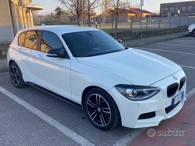 Usata BMW 116 2014 Bianco Utilitaria