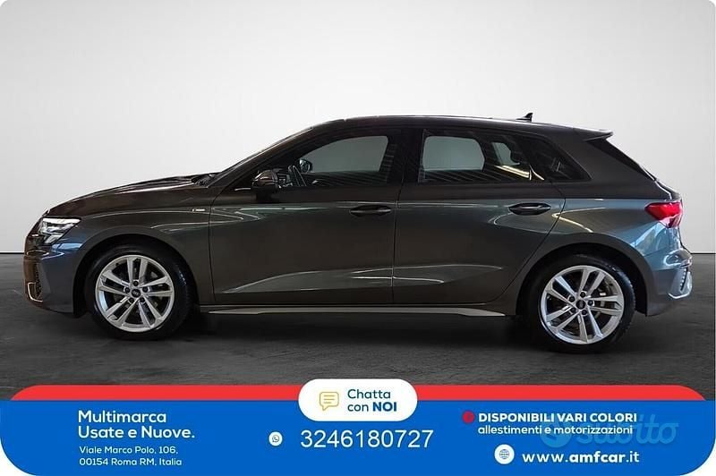 Usata Audi A3 S-Line 116 CV (85 kW) 2022 Nero Berlina