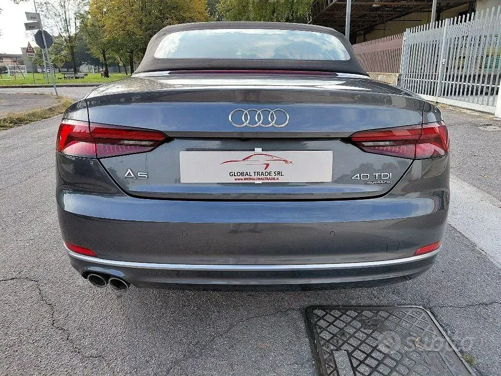 Usata Audi A5 Cabriolet S-Line 190 CV (139 kW) 2019 Antracite Cabrio