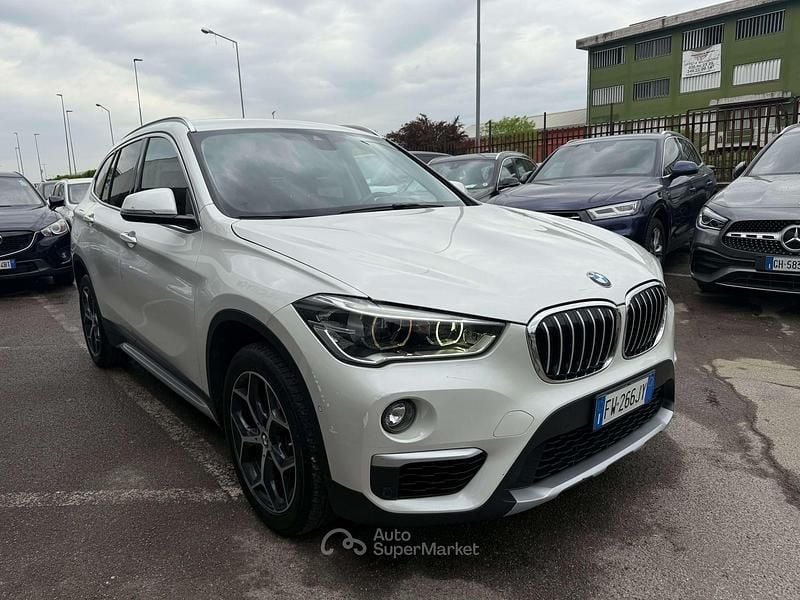 Usata BMW X1 xLine 150 CV (110 kW) 2019 Bianco SUV