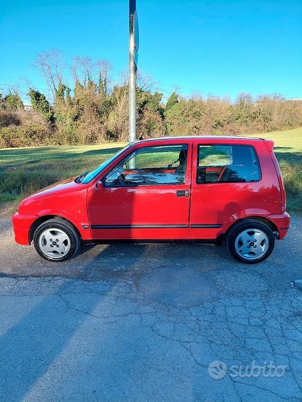 Usata Fiat Cinquecento 1996 Rosso Utilitaria