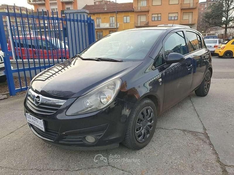 Usata Opel Corsa Club 75 CV (55 kW) 2011 Nero Berlina