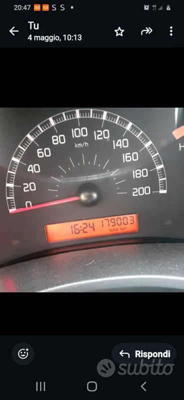 Usata Fiat Panda 54 CV (39 kW) 2007 Nero Utilitaria