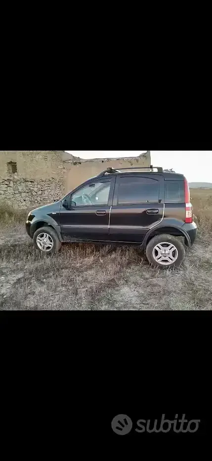 Usata Fiat Panda 4x4 69 CV (50 kW) 2008 Nero Utilitaria