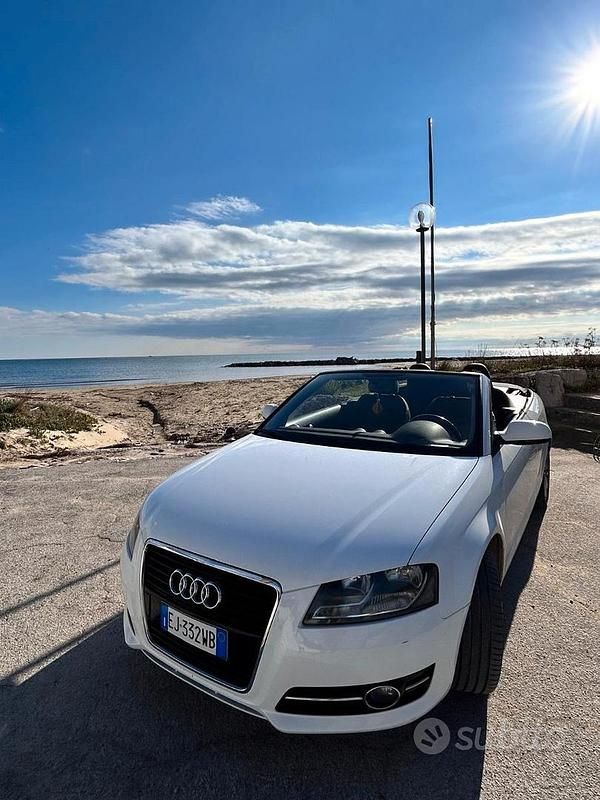 Usata Audi A3 Cabriolet 2011 Bianco Cabrio
