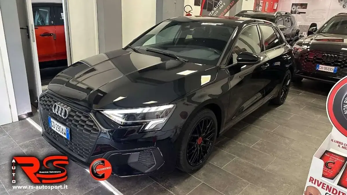 Usata Audi A3 Advanced 150 CV (110 kW) 2020 Nero Berlina
