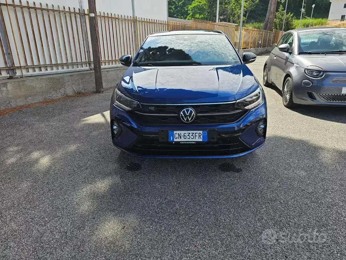 Usata VW Taigo R-line 110 CV (80 kW) 2023 Blu SUV