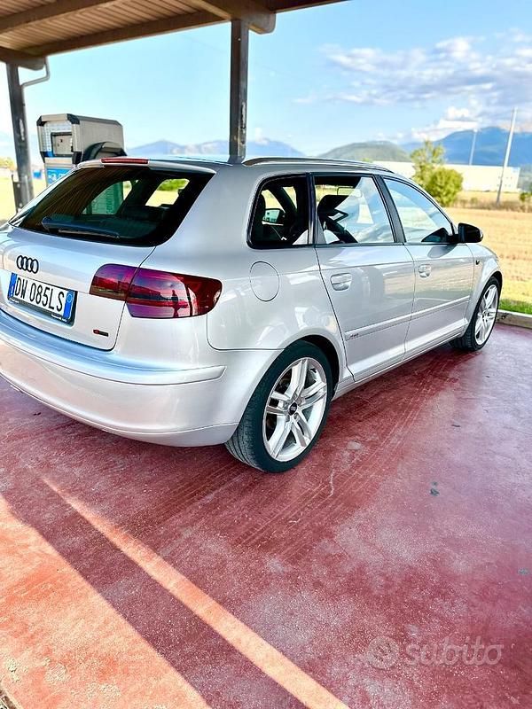 Usata Audi A3 S-Line 140 CV (102 kW) 2007 Grigio Berlina