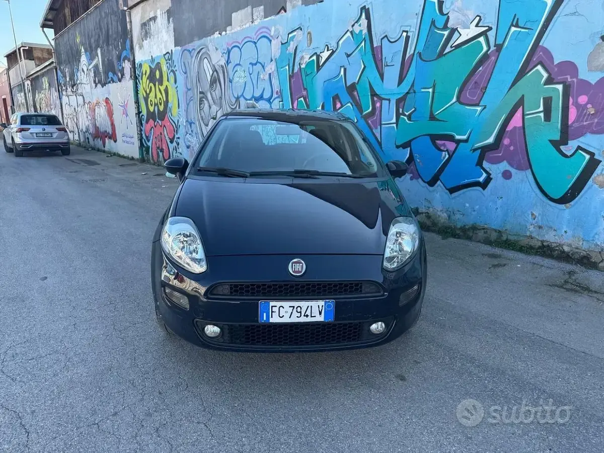 Usata Fiat Punto Evo 70 CV (51 kW) 2016 Bluazzurro Utilitaria