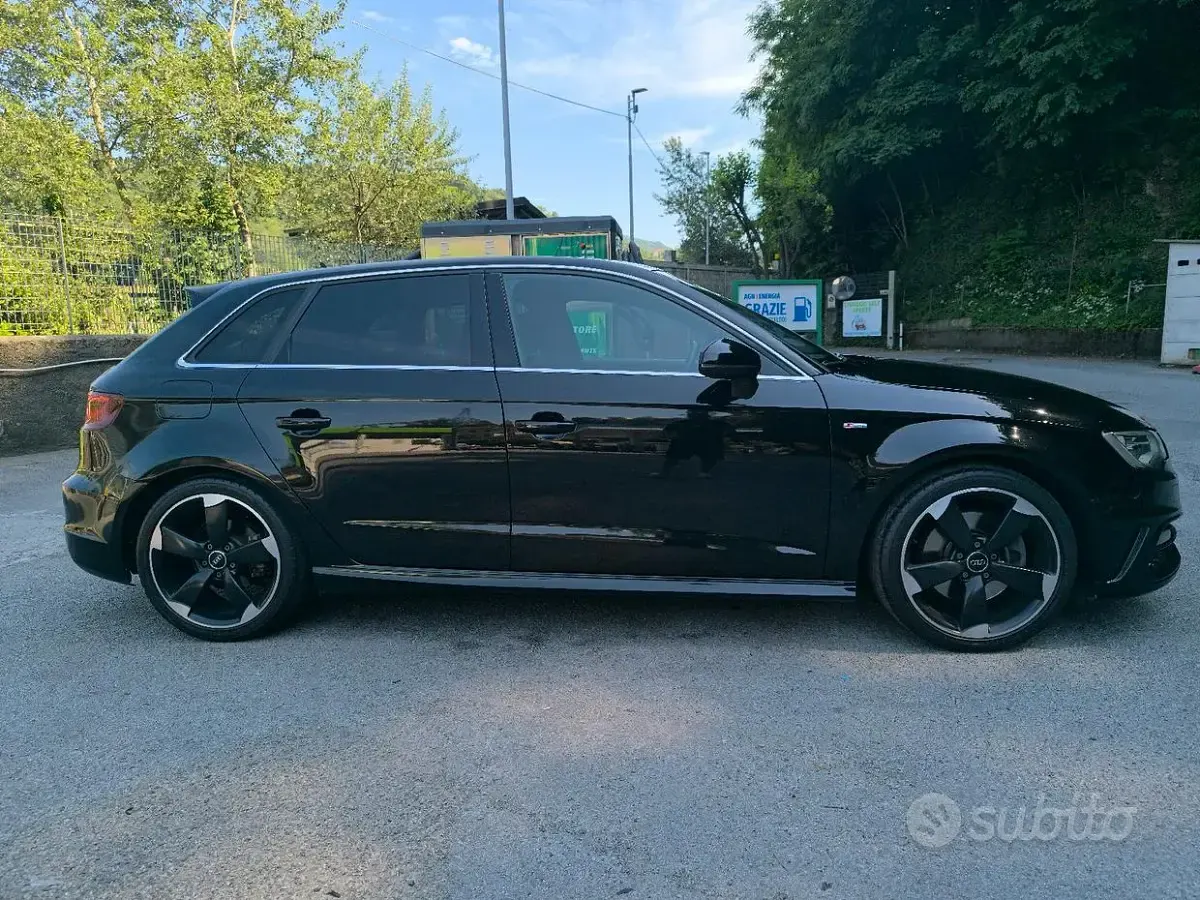 Usata Audi A3 S-Line 184 CV (135 kW) 2016 Nero Berlina