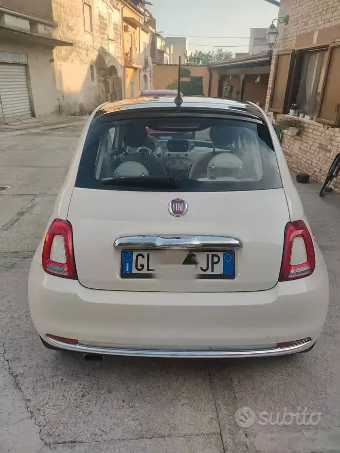 Usata Fiat 500 95 CV (69 kW) 2016 Bianco Monovolume