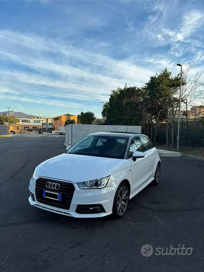 Usata Audi A1 Sportback S-Line 82 CV (60 kW) 2018 Bianco Utilitaria