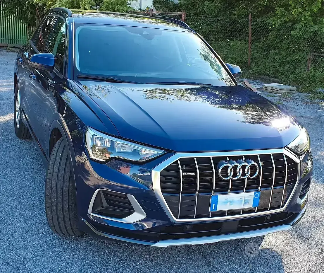 Usata Audi Q3 Advanced 150 CV (110 kW) 2022 Blu SUV