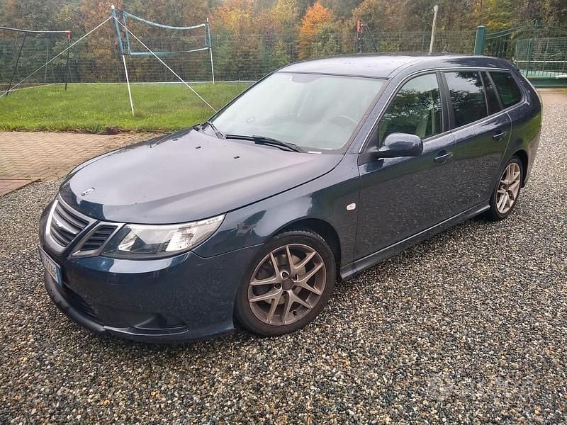 Usata Saab 9-3 Vector 160 CV (117 kW) 2013 Blu Station wagon
