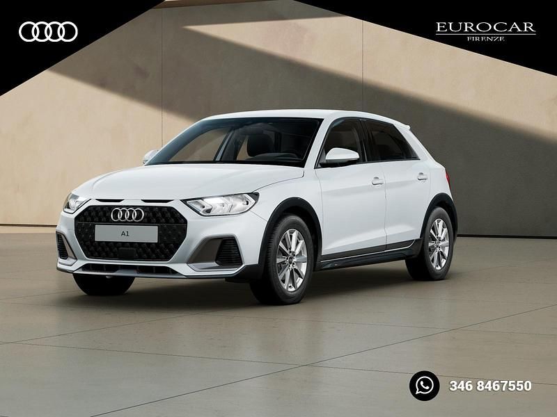 Nuova Audi A1 Business 116 CV (85 kW) 2026 Bianco ghiacciaio metallizzato Berlina
