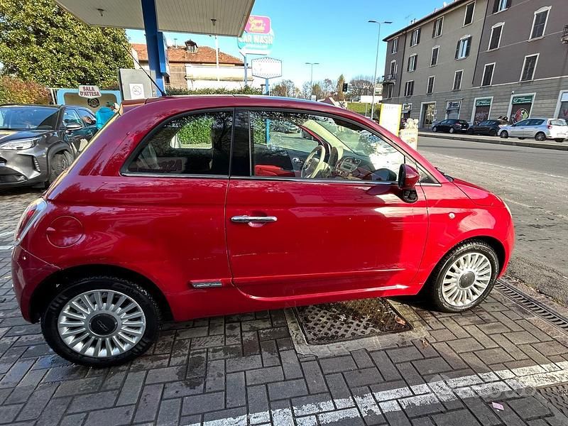 Usata Fiat 500 Lounge 69 CV (50 kW) 2012 Rosso Berlina