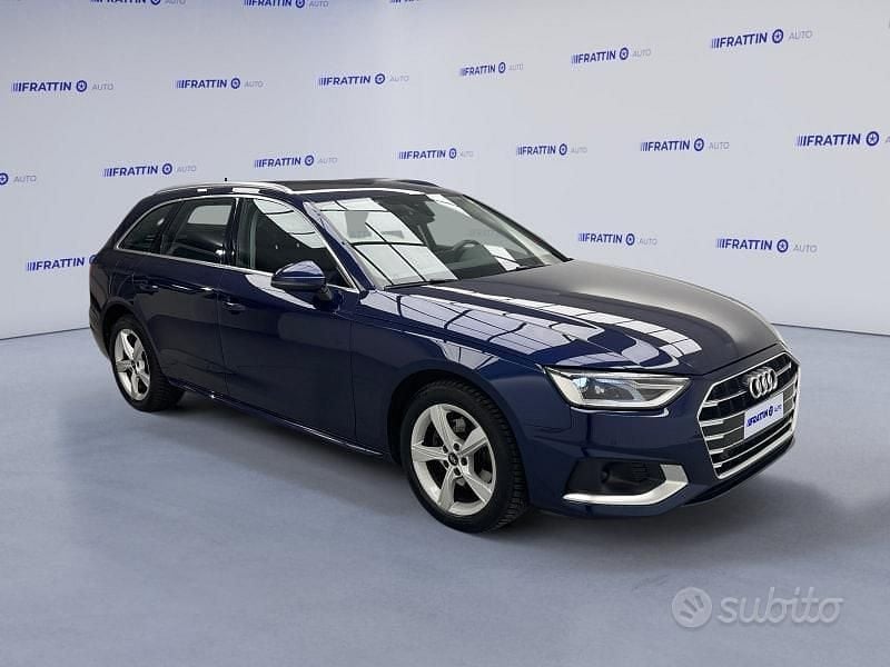 Usata Audi A4 Advanced 136 CV (100 kW) 2021 Blu Station wagon