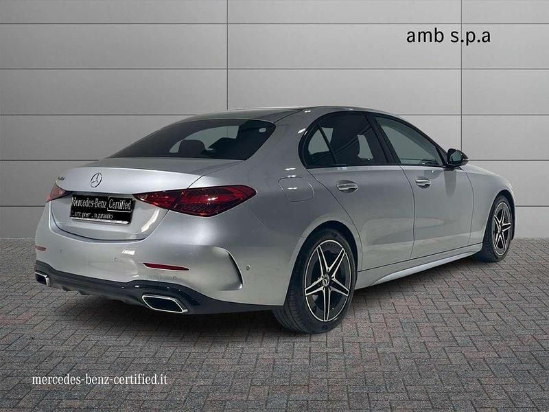Usata Mercedes C220 AMG Line Premium 200 CV (147 kW) 2024 Argento Berlina