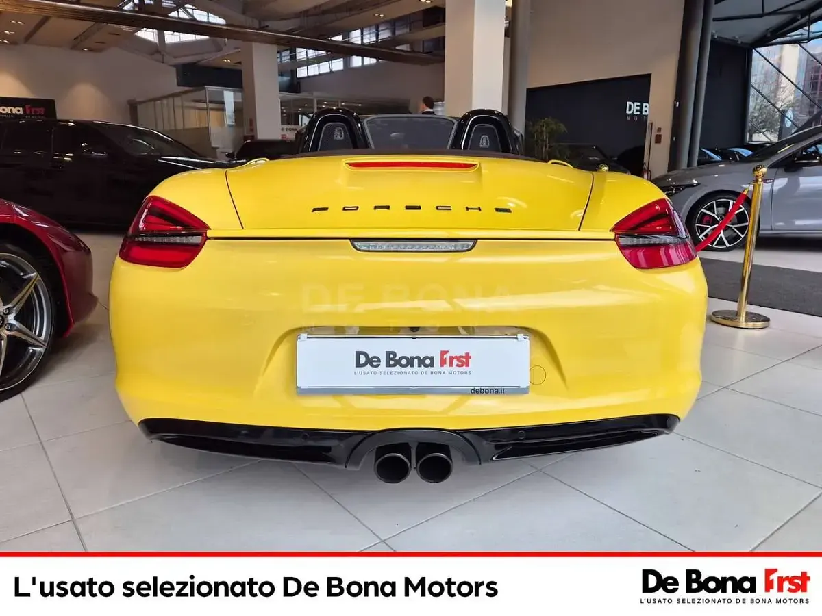 Usata Porsche Boxster 315 CV (231 kW) 2012 Giallo Cabrio
