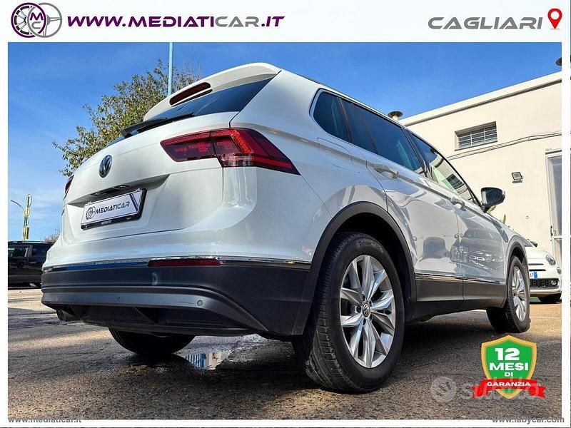 Usata VW Tiguan Advance 150 CV (110 kW) 2018 Bianco SUV