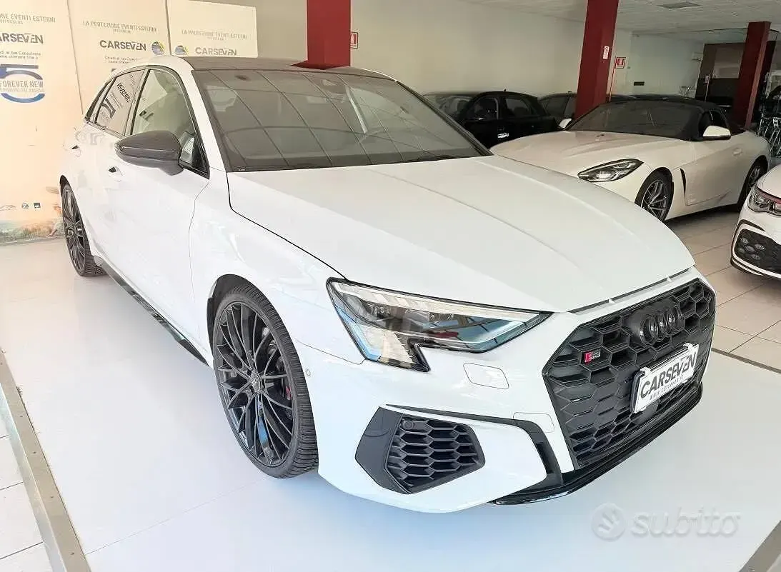 Usata Audi S3 310 CV (228 kW) 2022 Bianco Berlina