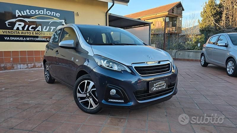 Usata Peugeot 108 Allure 69 CV (50 kW) 2016 Blu Berlina