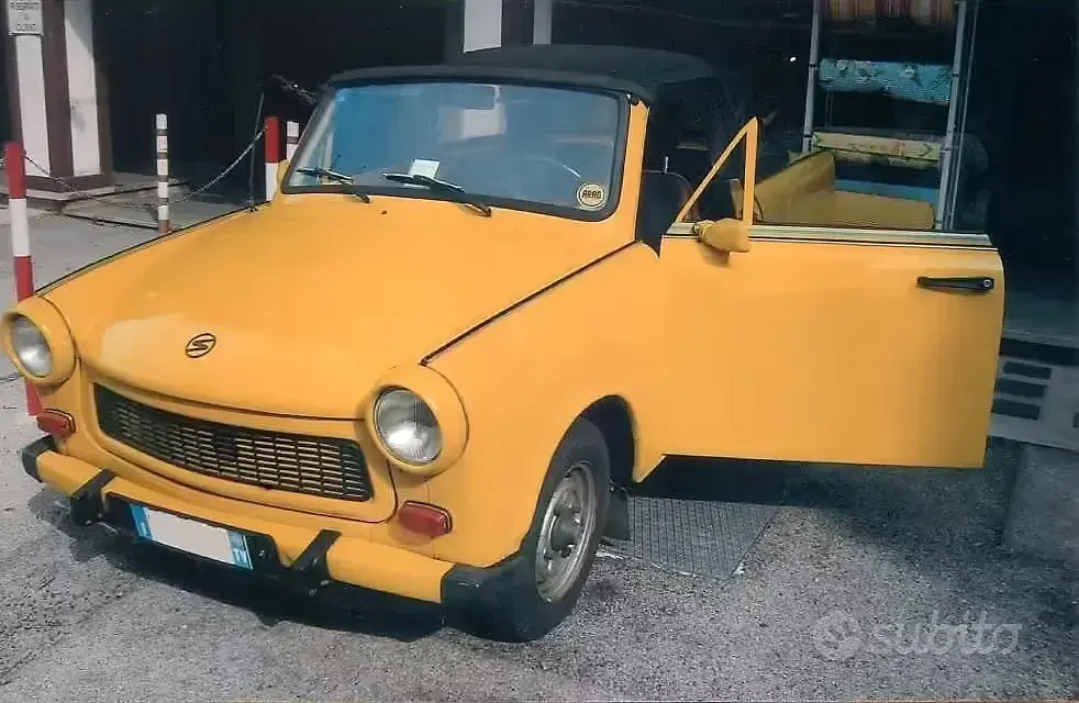 Usata Trabant 601 1987 Giallo Cabrio