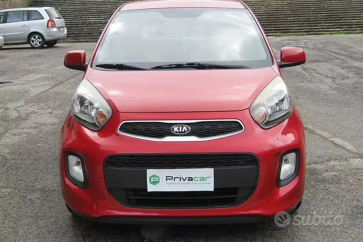 Usata Kia Picanto Active 66 CV (48 kW) 2016 Rosso Utilitaria